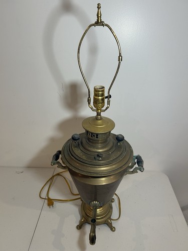 Russian samovar antique brass - samovar,