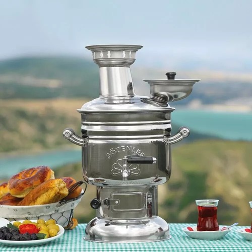 Charcoal wood samovar - charcoal,